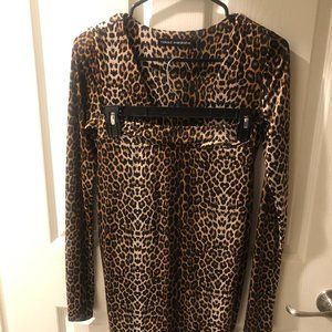 Naked Wardrobe Wild About U Bodysuit & Skirt Set